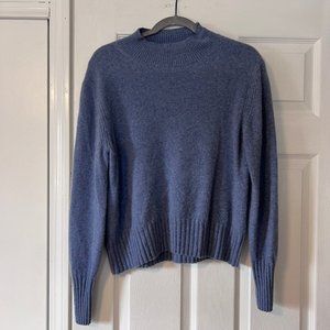 J.Crew 100% Cashmere Blue Sweater XL (runs small)